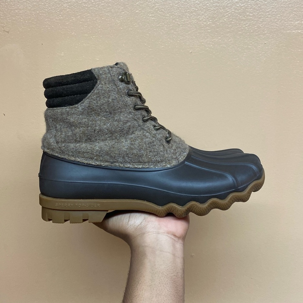 Sperry Top-Sider Avenue 3M Thinsulate Wool Rubber Duck Boots “Brown”